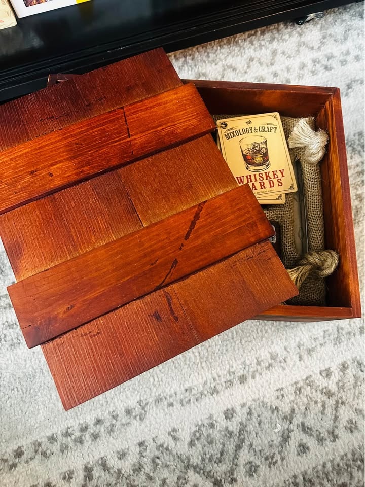 New Whiskey Set by Mixology & Craft – Wooden Box, Glasses & Chil - photo 3