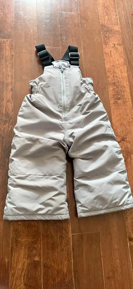 Gusti 18 month toddler winter grey snow pants thumbnail