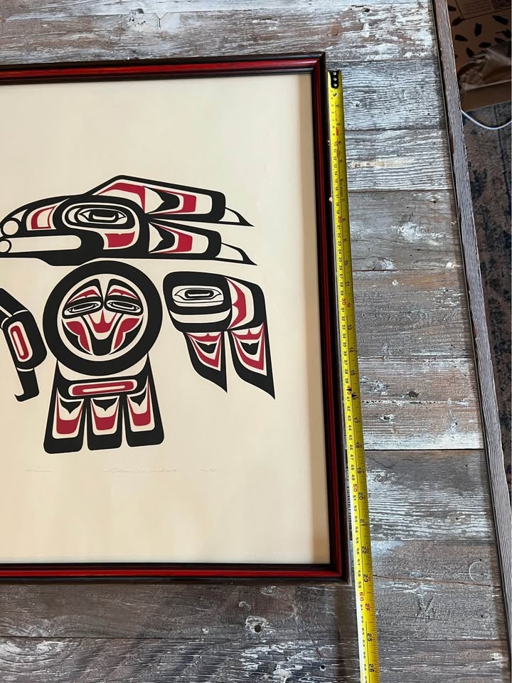 Clarence A. Wells “Raven” — 1974 Artist Proof — Signed Indigenou - photo 4