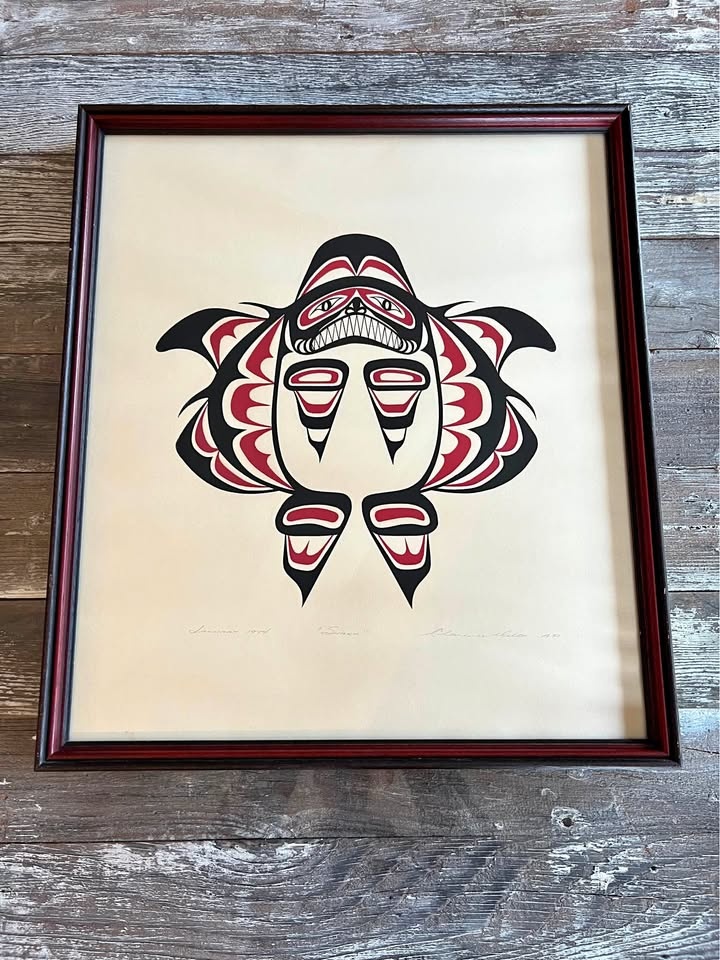 Clarence A. Wells "Swan" – 1974 Serigraph (Framed)
