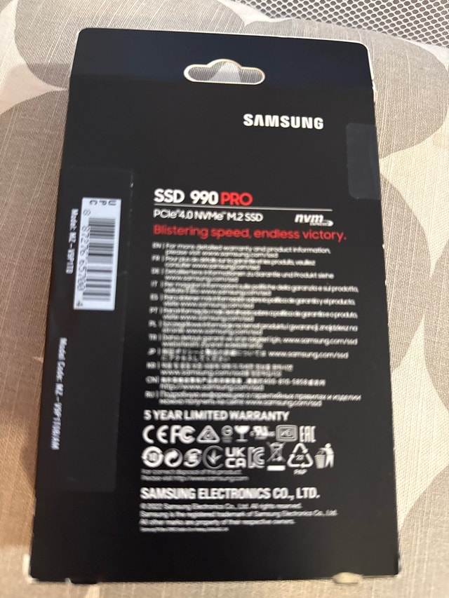 SAMSUNG 990 PRO SSD 1TB PCIe Gen4 NVMe M.2 - photo 2