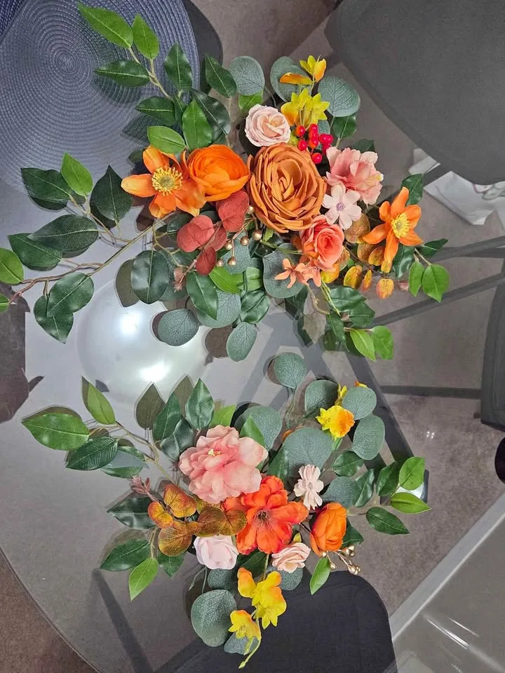 ✨ Wedding Floral Arrangements with Roses & Eucalyptus thumbnail