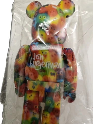 Medicom Be@rbrick Series 46 Jon Burgerman With Box & Card - photo 3