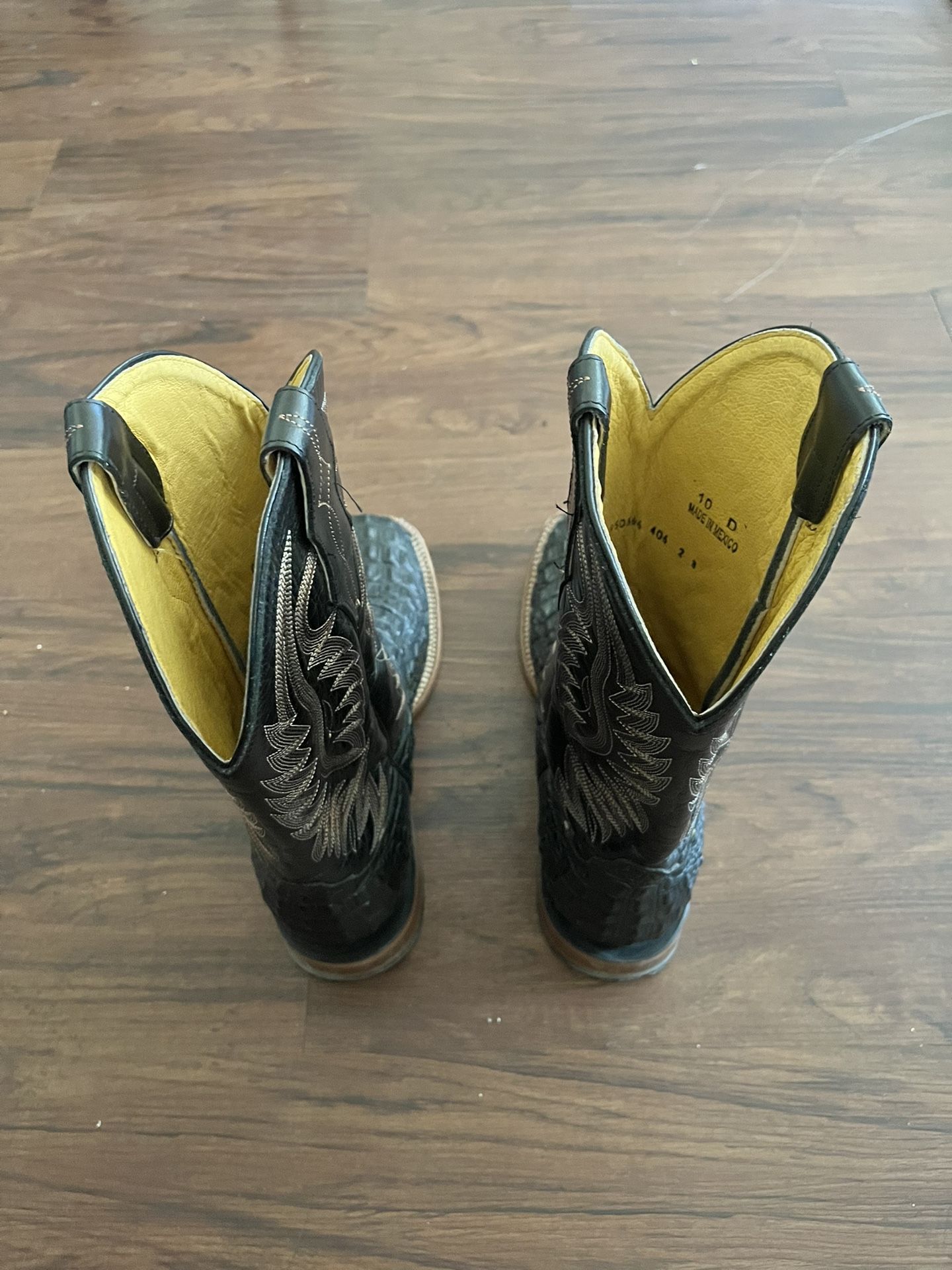 Cavender’s Alligator Cowboy Boots Size 10 D - photo 4