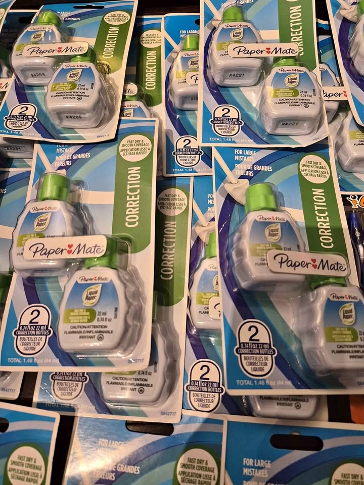 Brand New Paper Mate 2-pack Correction Fluid Bottles
