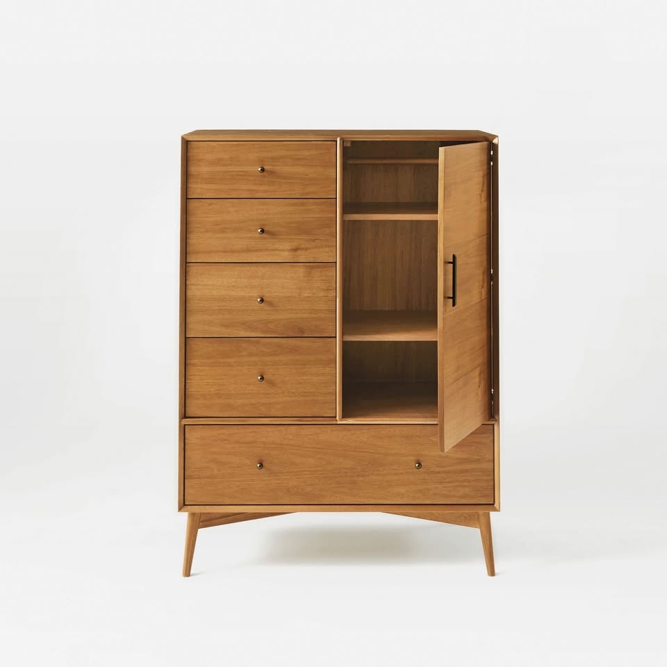 West Elm Mid-Century Chifforobe (40") - Acorn - photo 3