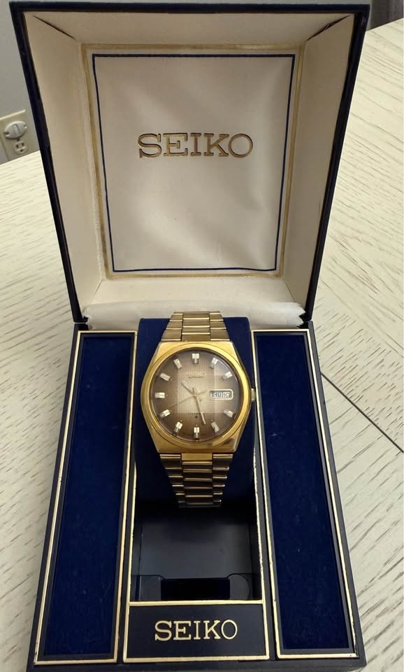 Vintage Seiko Automatic Gold Men's Watch (6309)