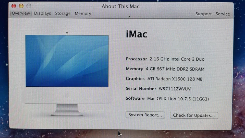 Older iMac 5,1 20" Monitor, Keyboard & Mouse - photo 2