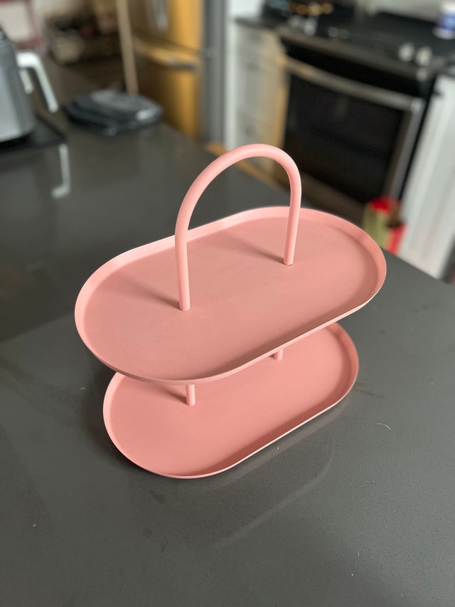 Two-Tier Metal Tray - photo 2