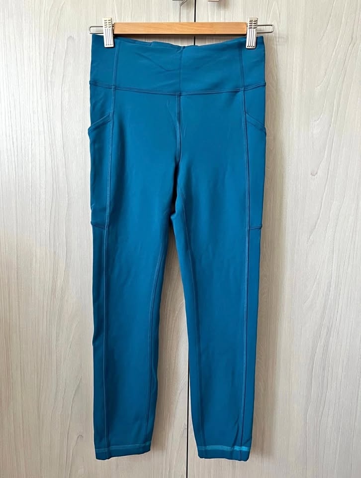 Lululemon Blue Pocket Leggings