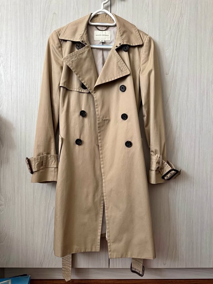 Classic beige trench coat