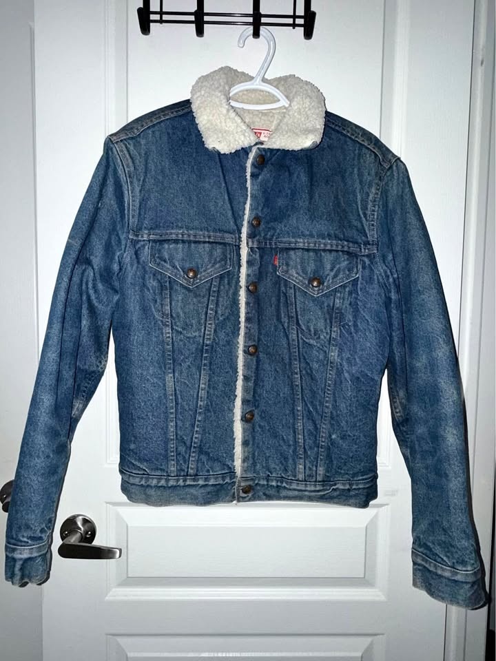 Vintage Levi’s Sherpa-Lined Denim Trucker Jacket