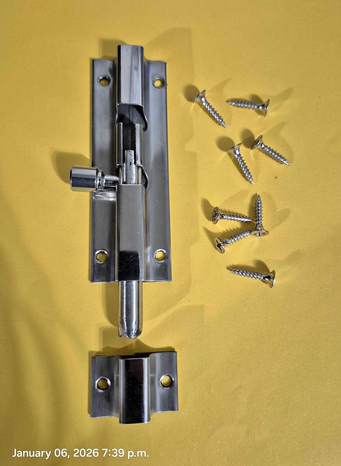 Sliding Door Lock, Door Bolt, Stainless Steel Latch