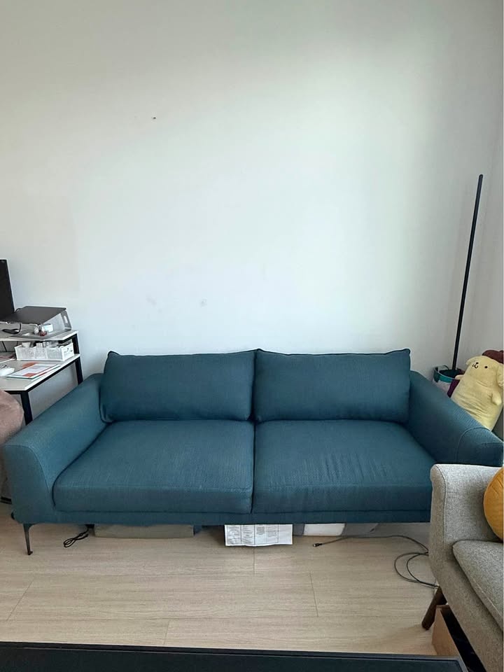 Structube Barron 3-Seater Sofa in Teal