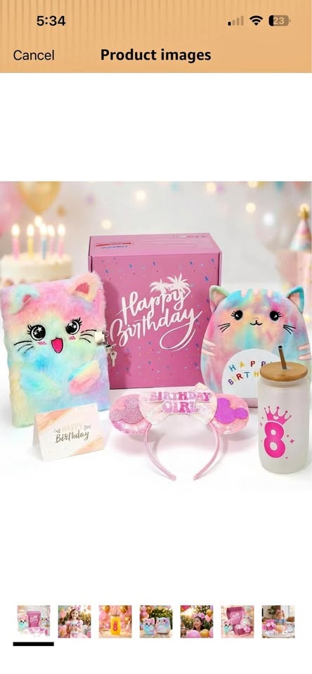 8th Birthday Gift Set for Girls