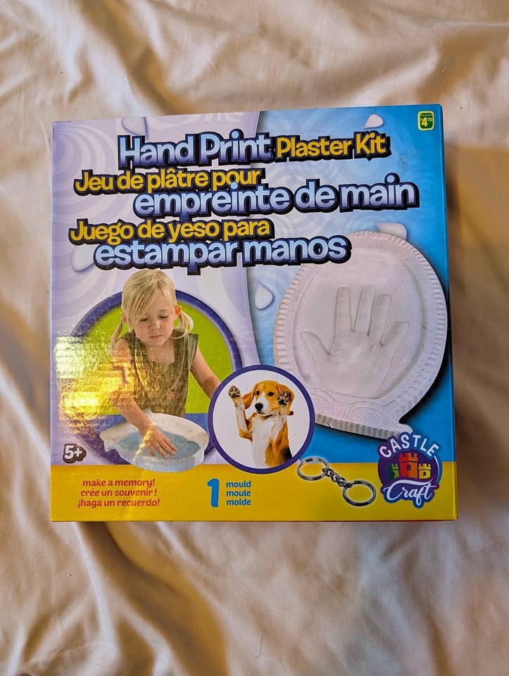 Dollarama MONTOY Handprint Plaster Casting Kit