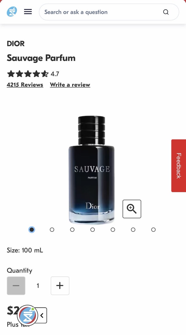 Dior Sauvage Parfum 100 ML CD Christian Dior - photo 4