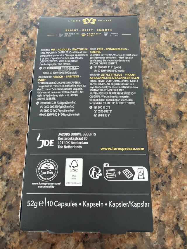 L'Or Espresso Nespresso Original Capsules (10pk) - photo 2
