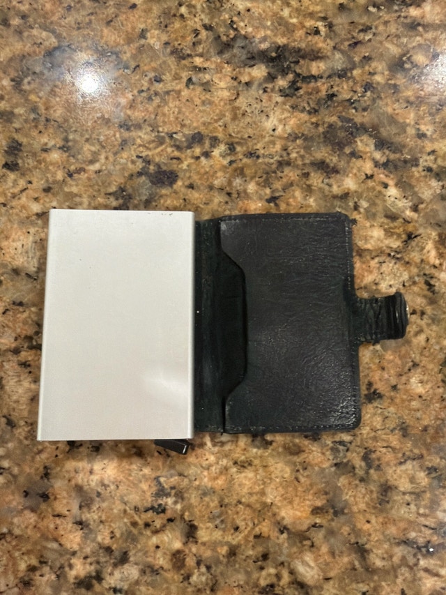 Secrid Miniwallet Matte Black & Blue Card Holder - photo 3