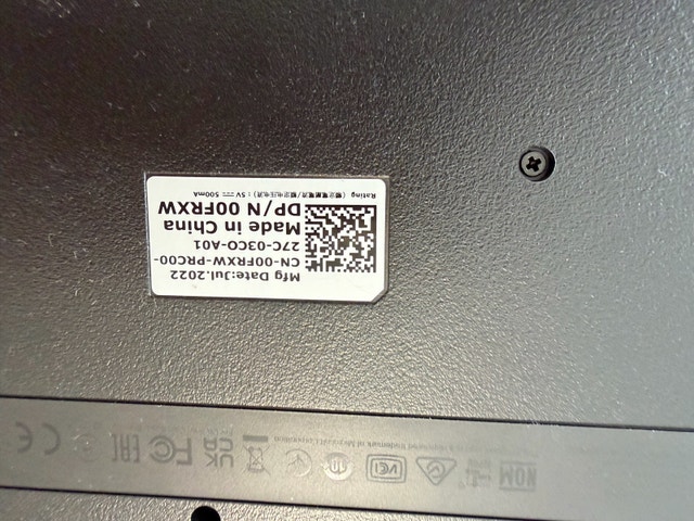 Brand New Dell USB Keyboard with Palm Rest - photo 5
