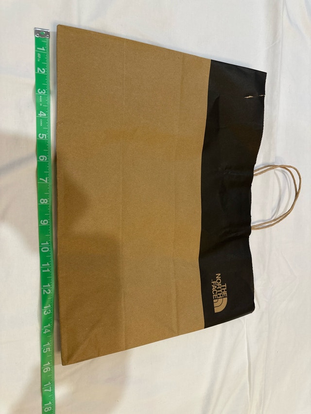 Brand new North Face boutique paper gift bag