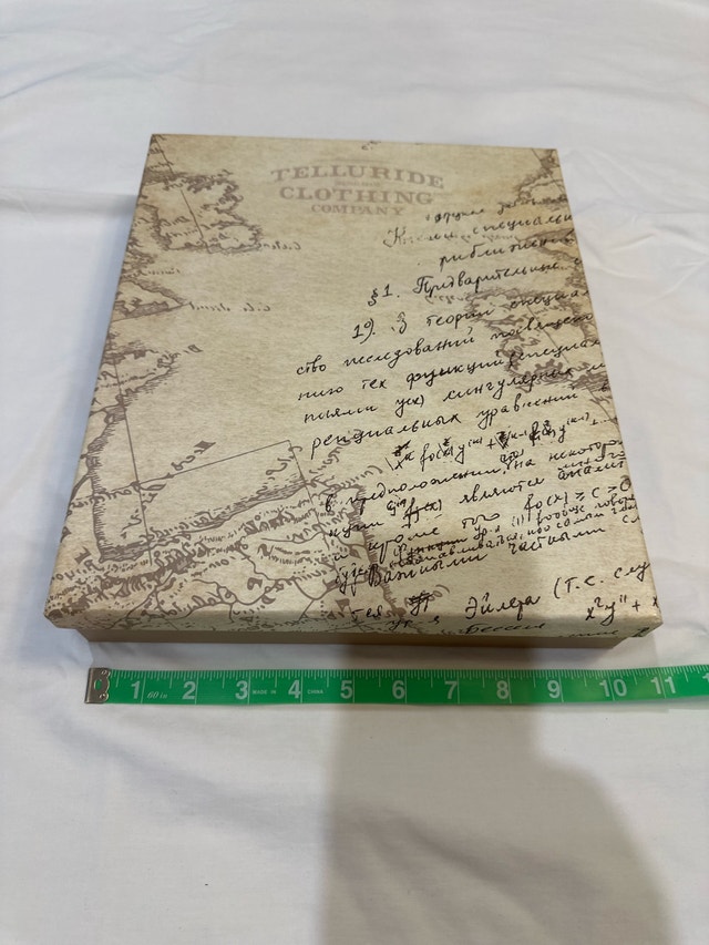 Brand new cardboard gift box