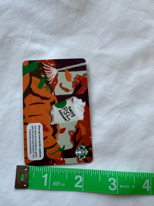 Starbucks Gift Card - Pumpkin Spice Latte Design - photo 3