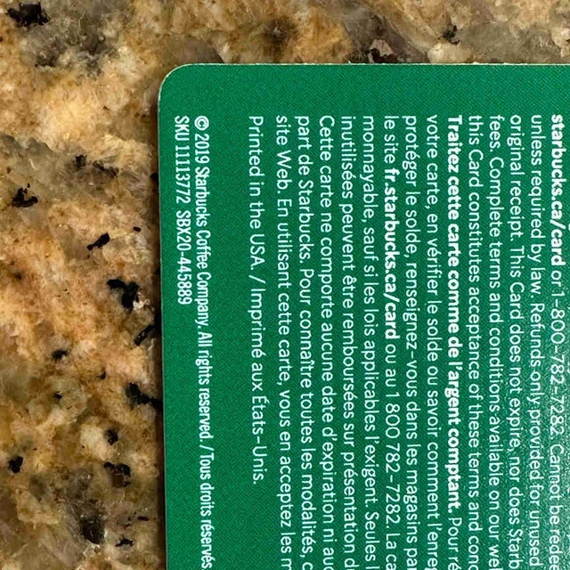 Starbucks Ultra Rare Gift Card 2019 Toronto Skyline - photo 2