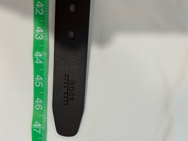 Hugo Boss Designer 47 Inch Leather Belt - Brown - photo 2