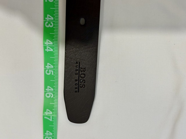Hugo Boss Designer 47 Inch Leather Belt - Brown - photo 3