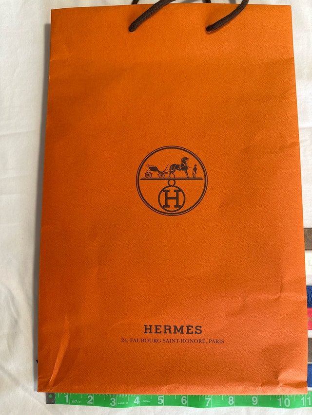 Hermes Paris Authentic Boutique Gift Paper Bag