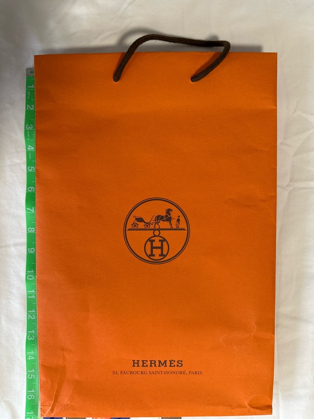 Hermes Paris Authentic Boutique Gift Paper Bag - photo 3