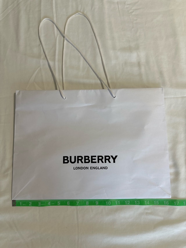 Burberry London England Paper Gift Bag