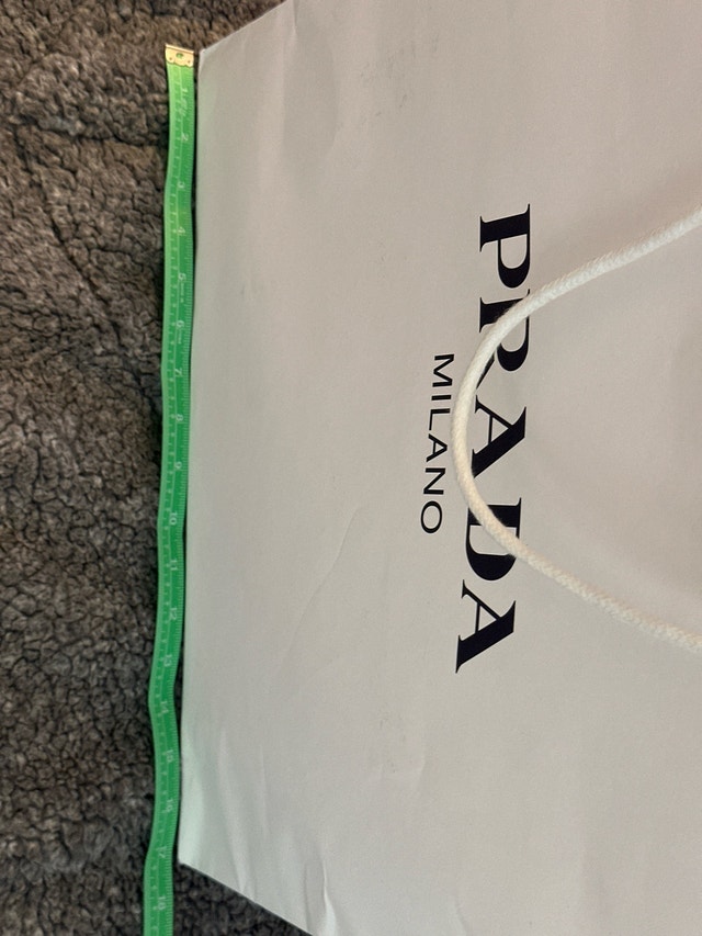 Prada Boutique Genuine Authentic Gift Bag Paper Bag - photo 2