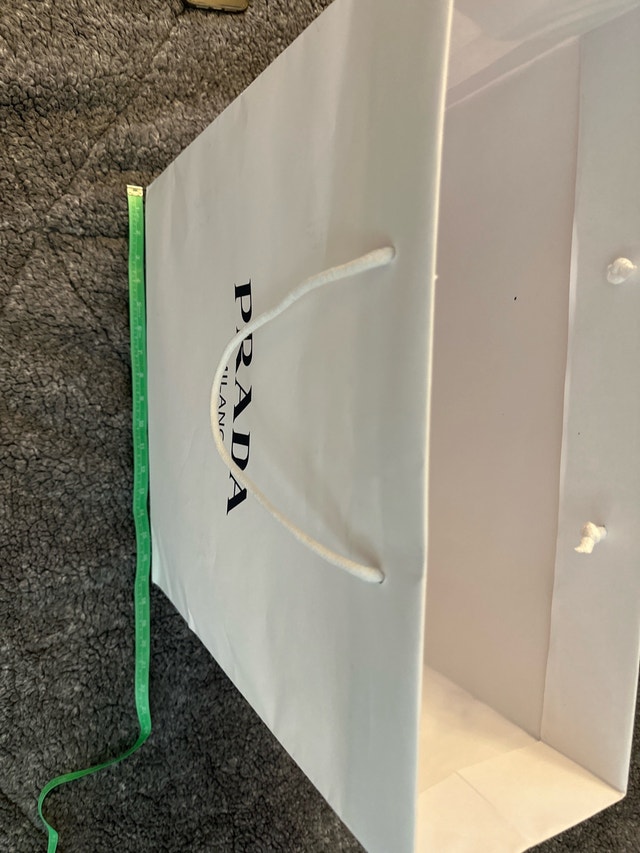 Prada Boutique Genuine Authentic Gift Bag Paper Bag - photo 3