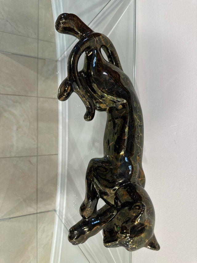 Panther Statue designer hand made piece - photo 2