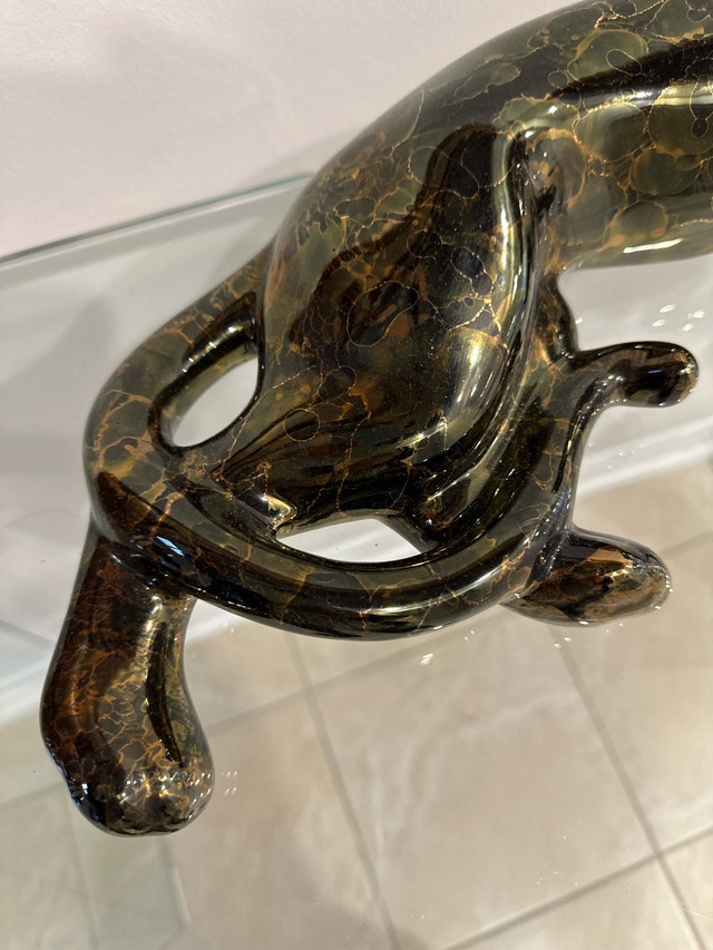 Panther Statue designer hand made piece - photo 3