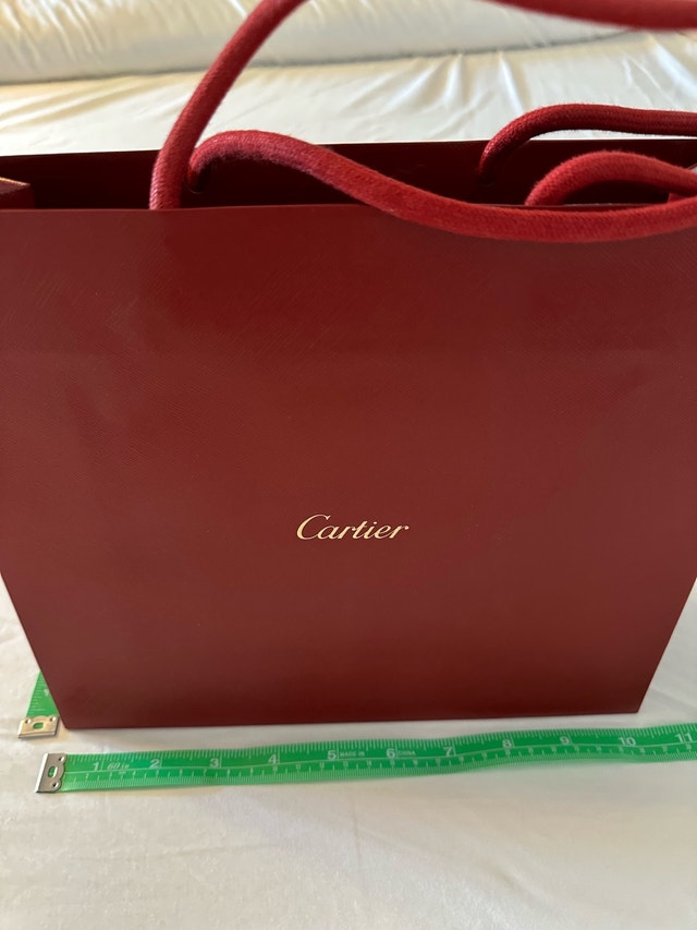 Cartier Paris Boutique Designer Paper Gift Bag - photo 2