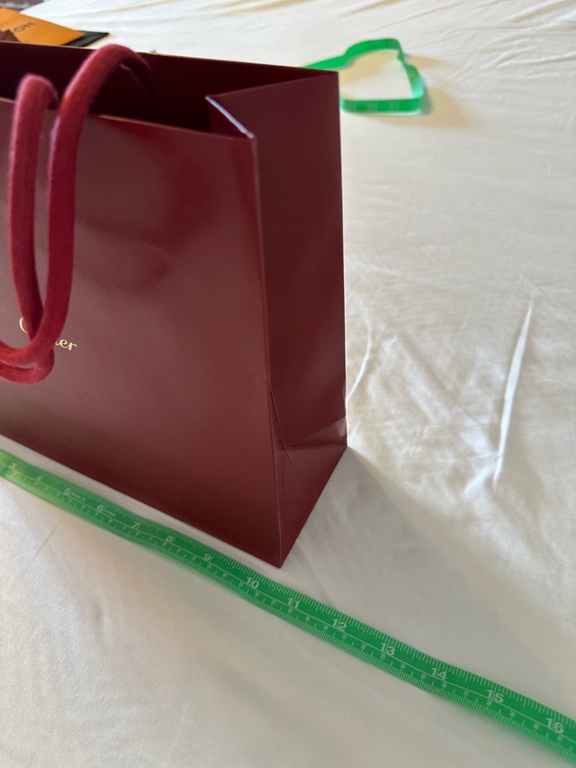 Cartier Paris Boutique Designer Paper Gift Bag - photo 5