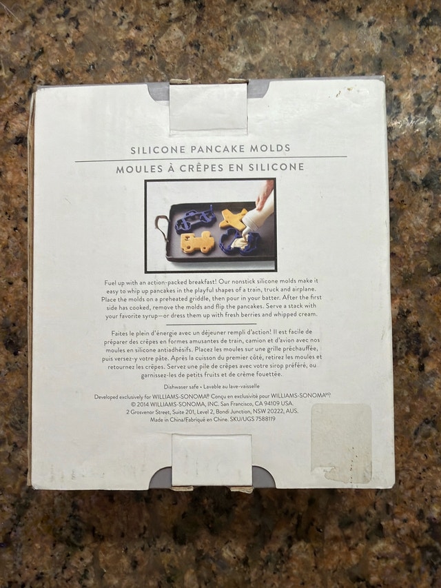 Williams Sonoma Pancake Molds - Train, Truck, Airplane - photo 2