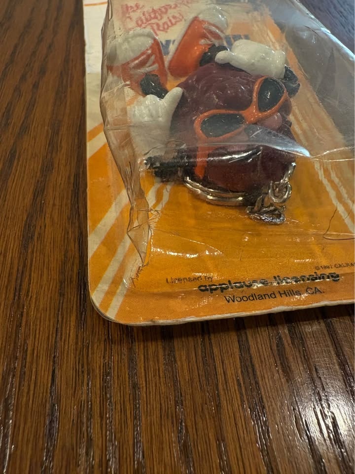 Vintage 1987 California Raisins Keychain – Sealed - photo 4