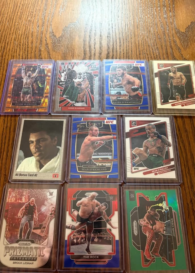 UFC & WWE Star Card Lot – McGregor, Khabib, Ali, Reigns & More - photo 2