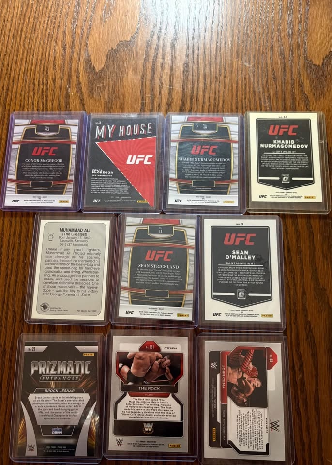 UFC & WWE Star Card Lot – McGregor, Khabib, Ali, Reigns & More - photo 4