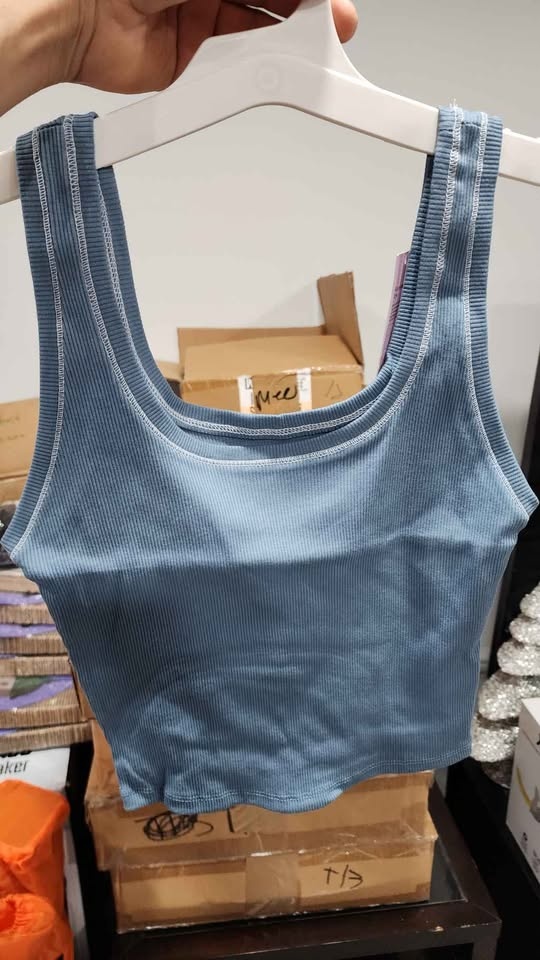 WILD FABLE GIRL TANK TOP SIZE SMALL BLUE - photo 2