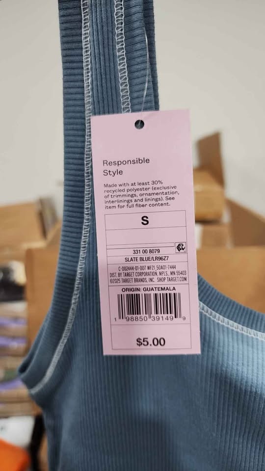 WILD FABLE GIRL TANK TOP SIZE SMALL BLUE - photo 3