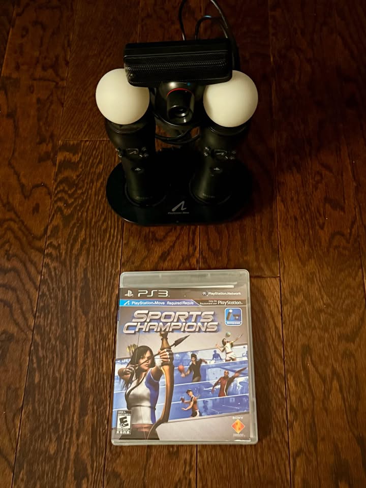 Sony PS3 Move Bundle: Controllers, Camera + Game - photo 2