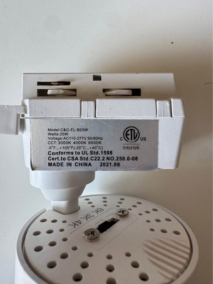 Track lights led lights interchangeable - photo 4