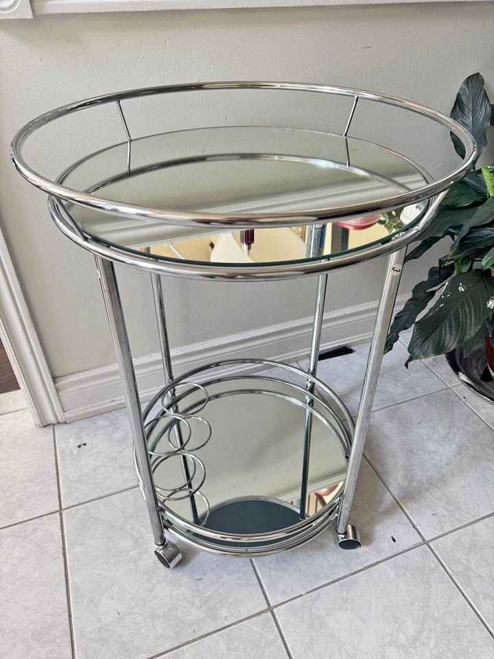 Mirror Serving bar cart (retail $225)