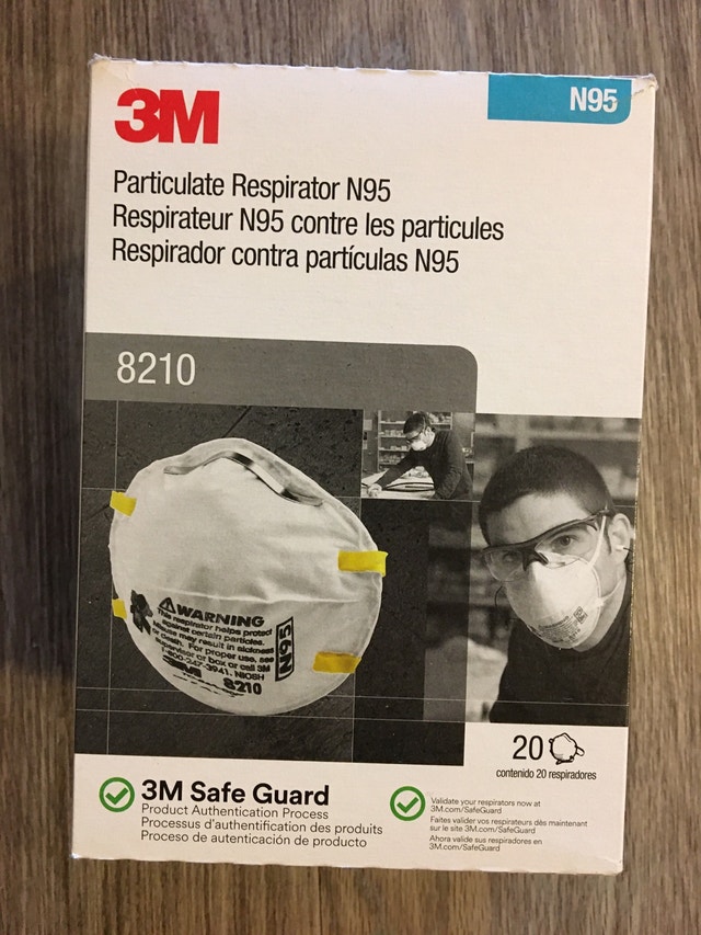 Brand New N95 Respirator Masks - Box of 20