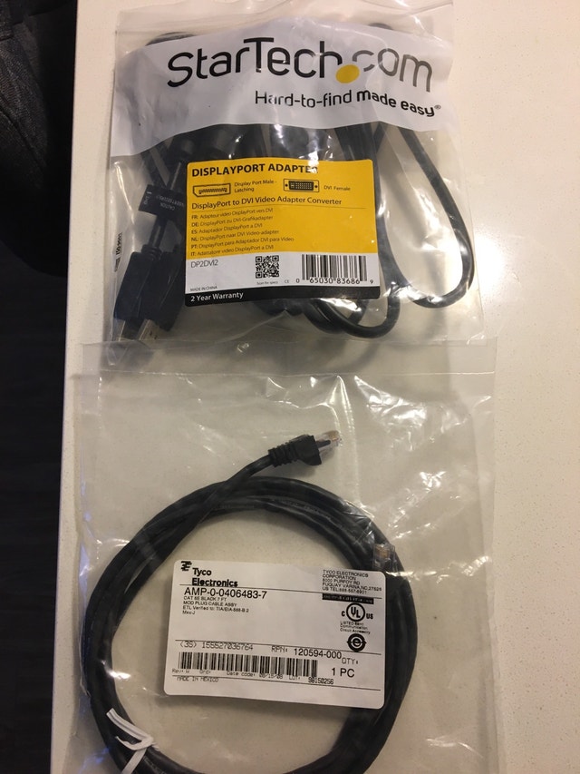 StarTech DisplayPort to DVI Adapter & 7ft Cat 5e Cable